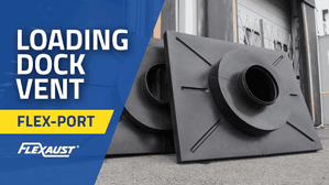 Loading Dock Vent for Temporary Heating and Cooling | Flex-Port